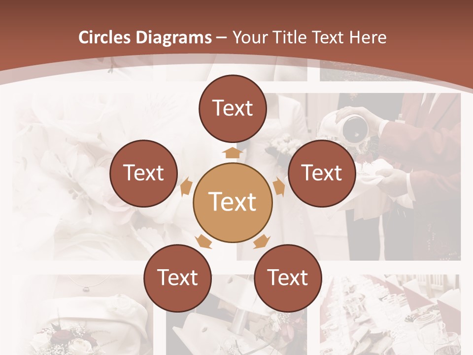 Champagne Veil Pearl PowerPoint Template