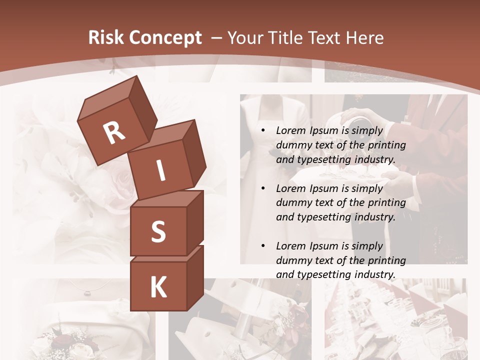 Champagne Veil Pearl PowerPoint Template