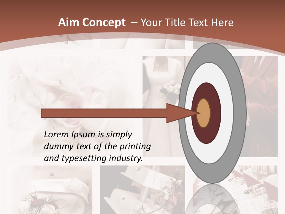 Champagne Veil Pearl PowerPoint Template