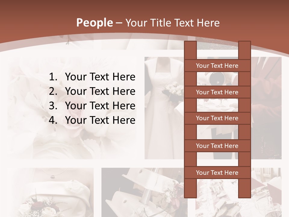 Champagne Veil Pearl PowerPoint Template