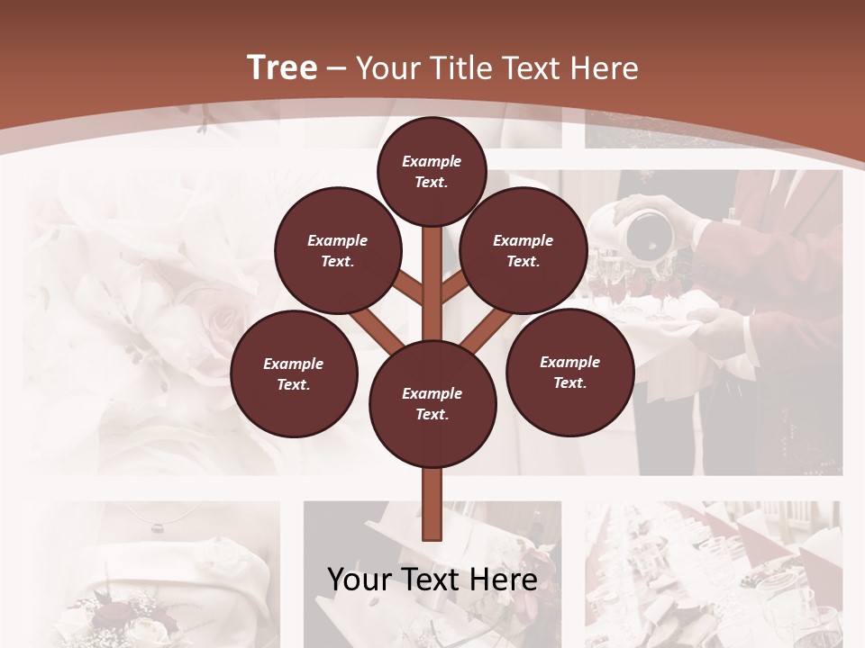 Champagne Veil Pearl PowerPoint Template