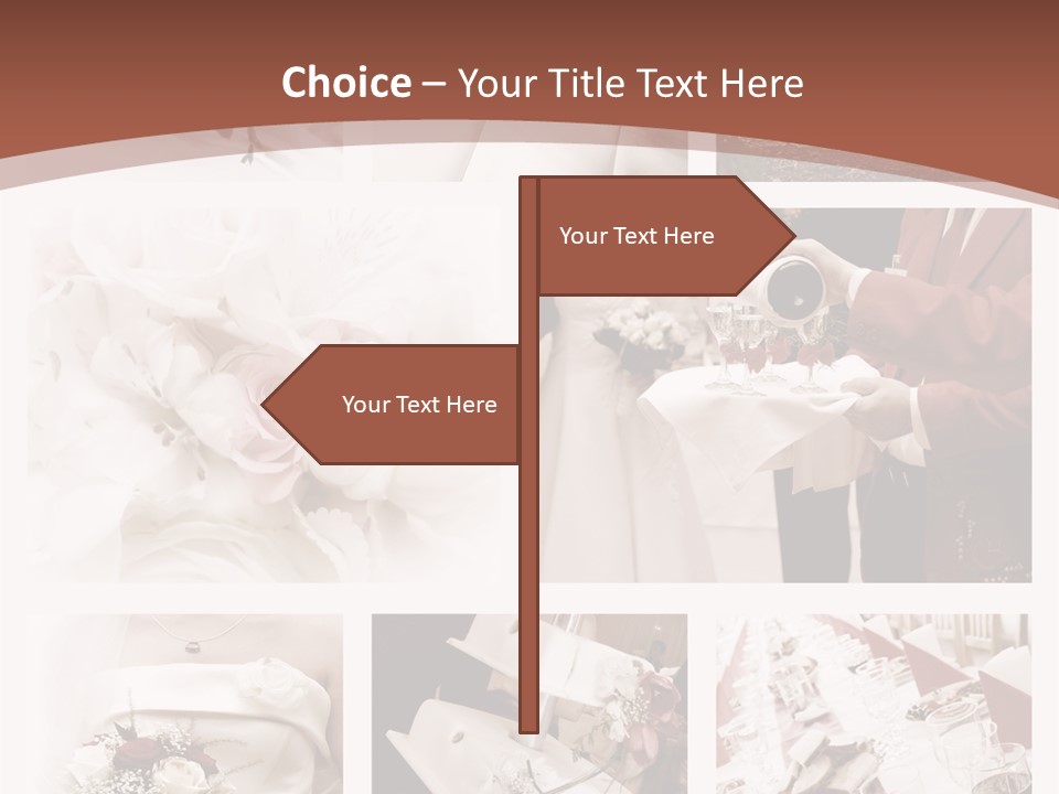 Champagne Veil Pearl PowerPoint Template