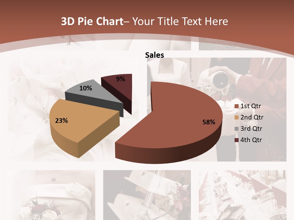 Champagne Veil Pearl PowerPoint Template