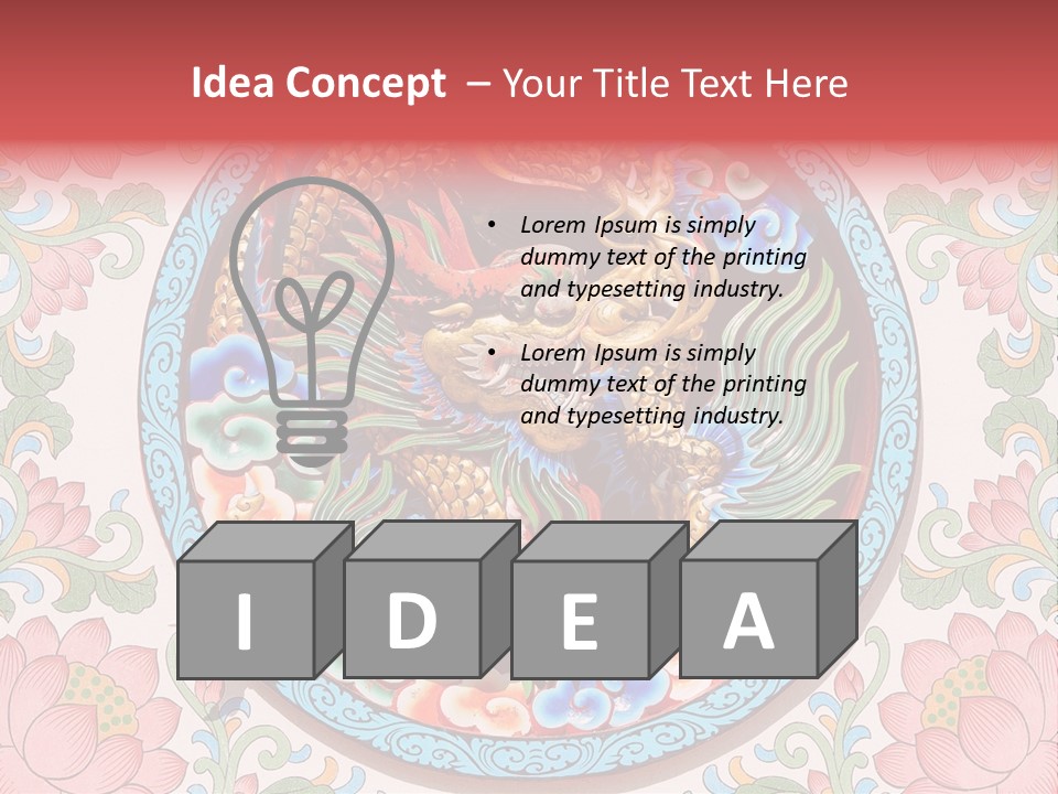 Chinese Dragon PowerPoint Template