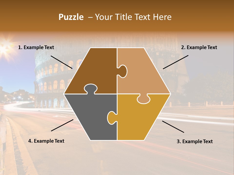 Rome By Night PowerPoint Template