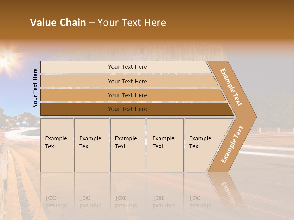 Rome By Night PowerPoint Template