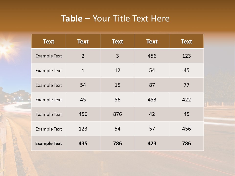 Rome By Night PowerPoint Template