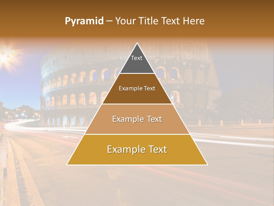 Rome By Night PowerPoint Template