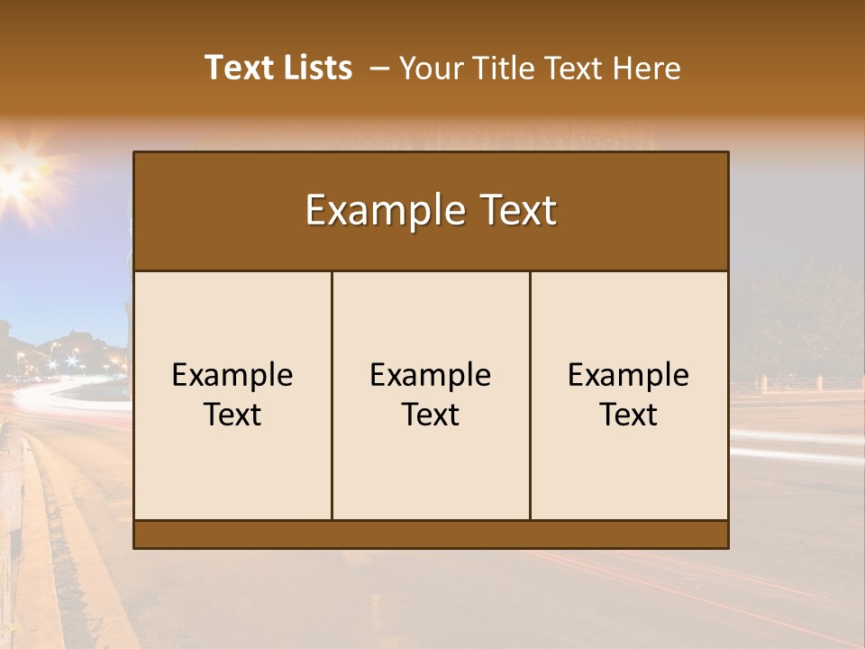Rome By Night PowerPoint Template