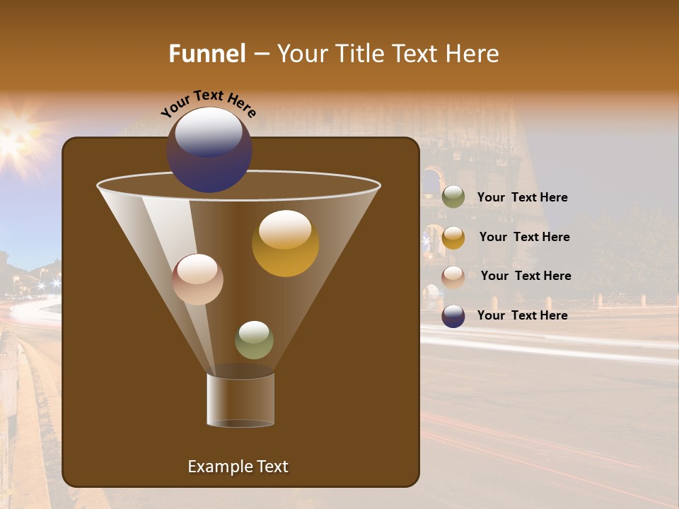 Rome By Night PowerPoint Template