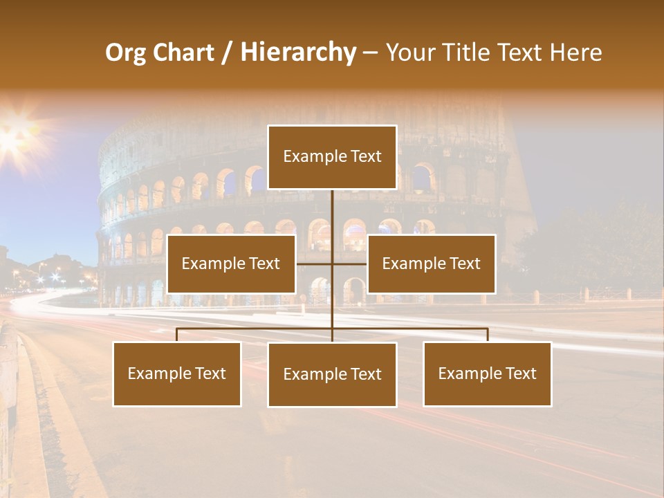 Rome By Night PowerPoint Template