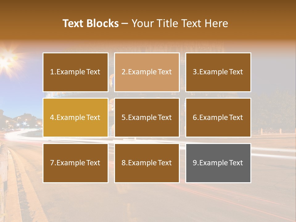 Rome By Night PowerPoint Template