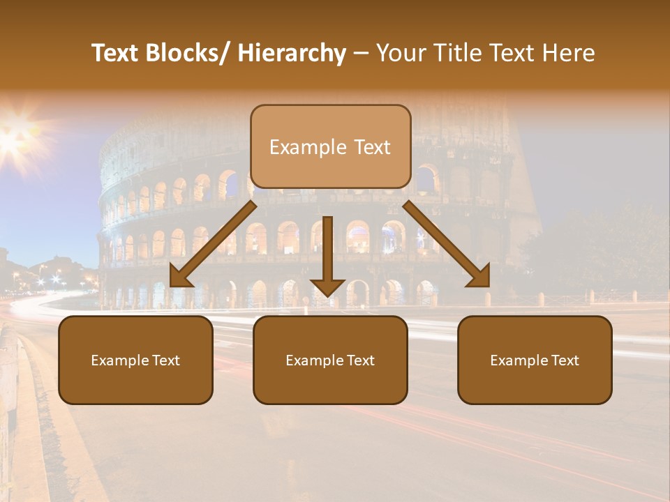 Rome By Night PowerPoint Template