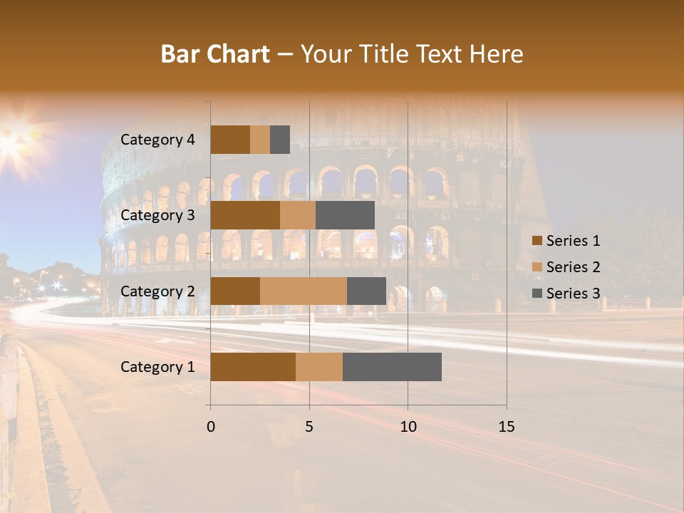 Rome By Night PowerPoint Template