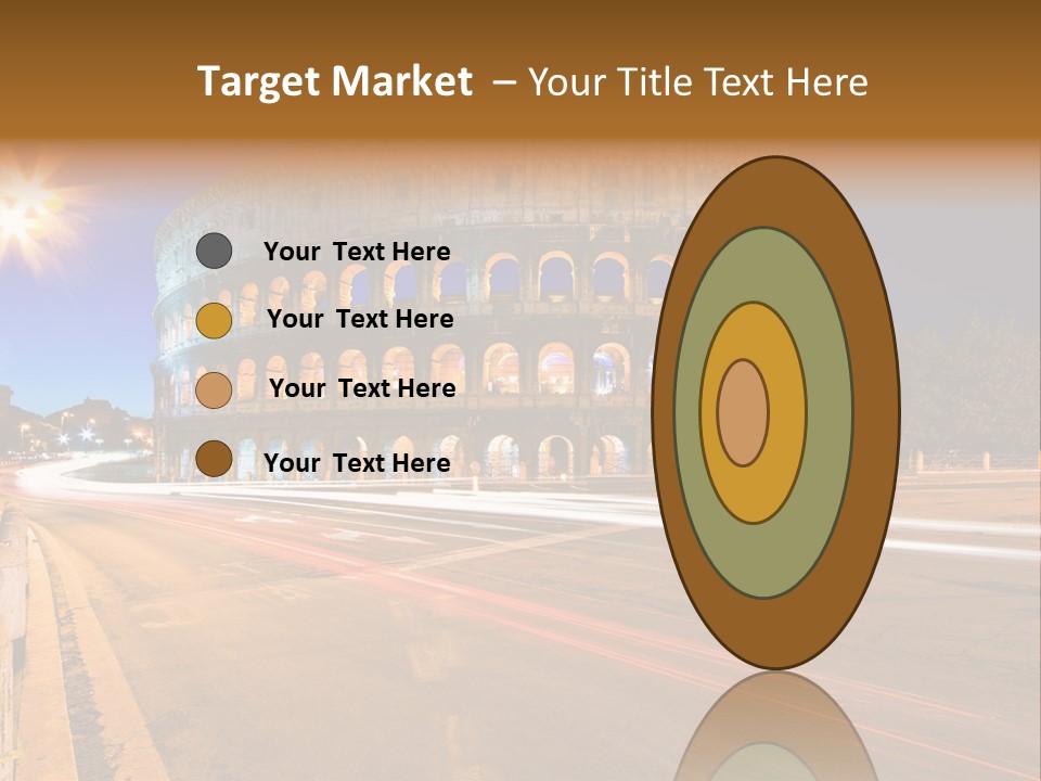 Rome By Night PowerPoint Template