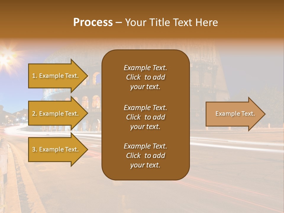 Rome By Night PowerPoint Template