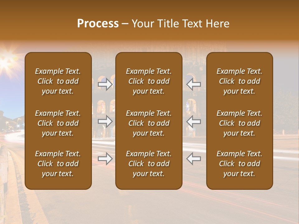 Rome By Night PowerPoint Template