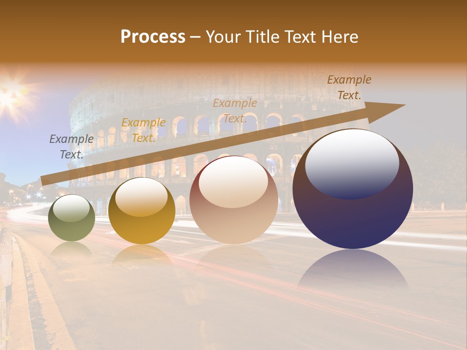 Rome By Night PowerPoint Template