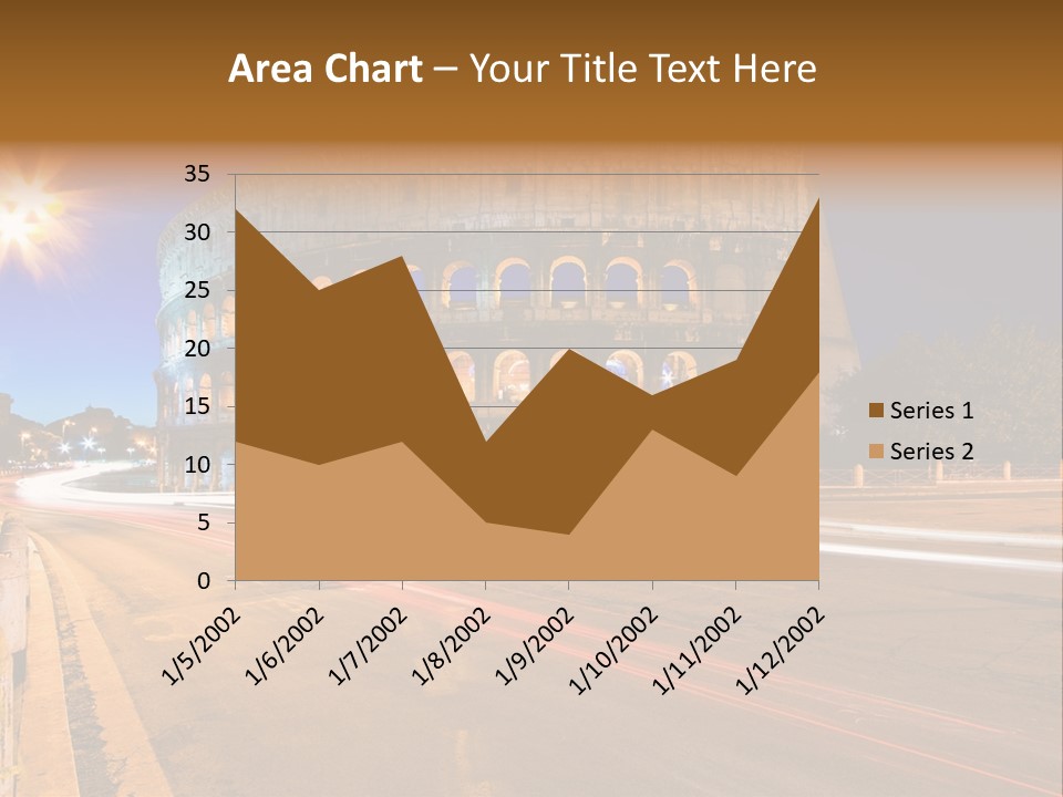 Rome By Night PowerPoint Template