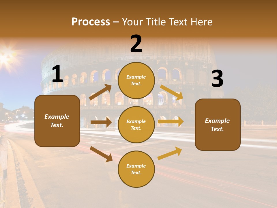 Rome By Night PowerPoint Template