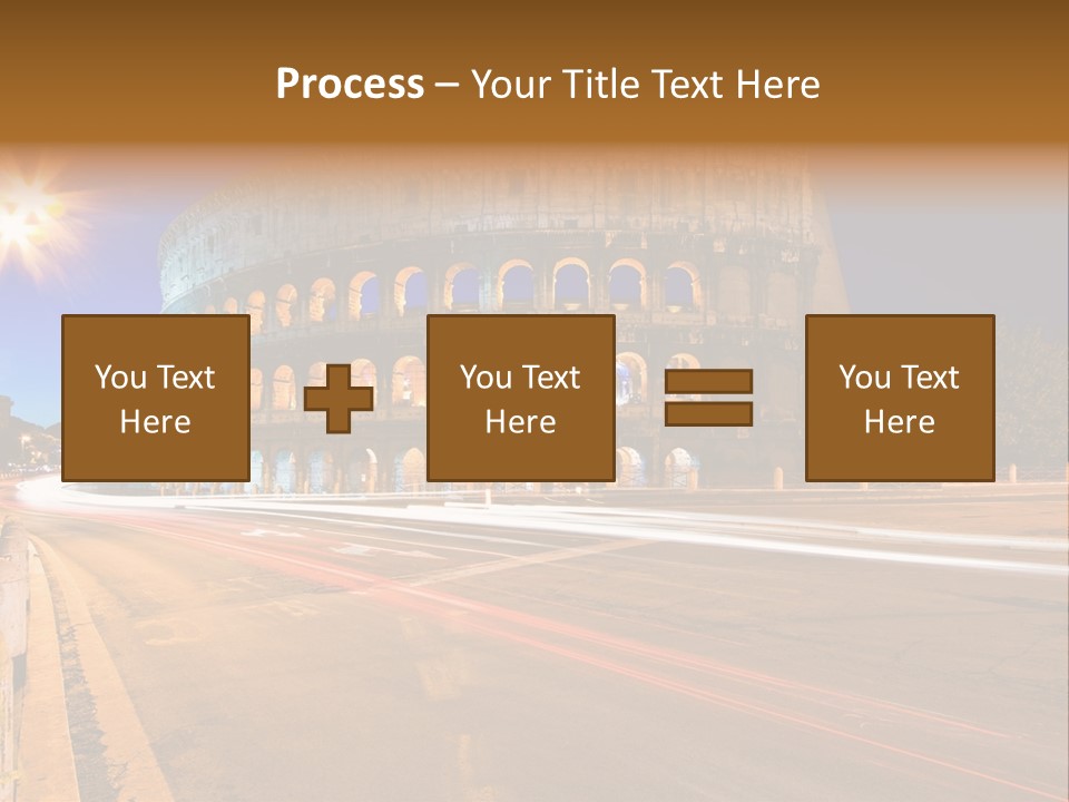 Rome By Night PowerPoint Template