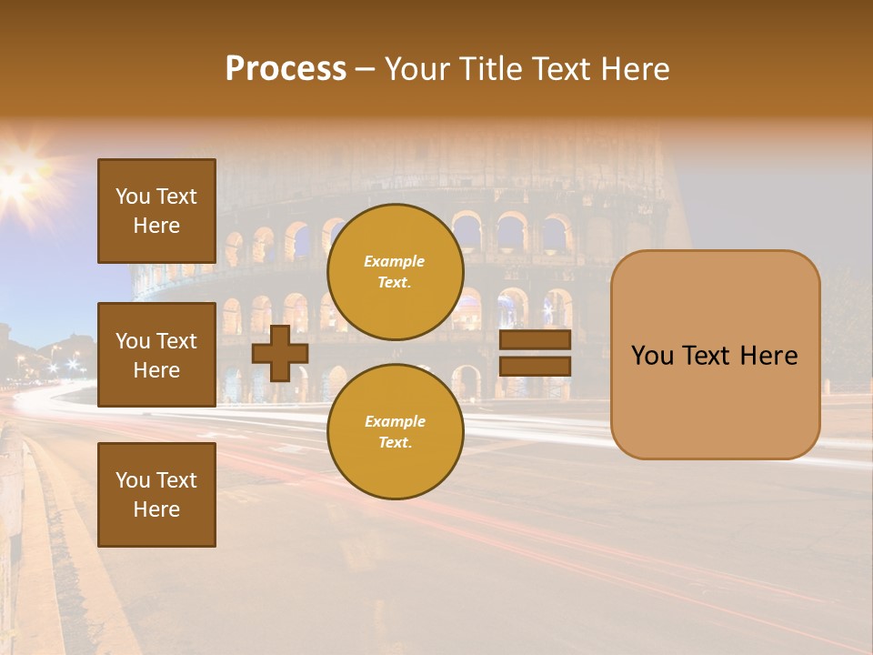 Rome By Night PowerPoint Template