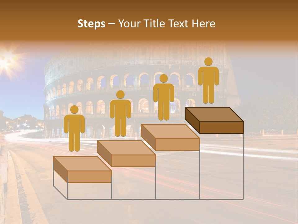 Rome By Night PowerPoint Template
