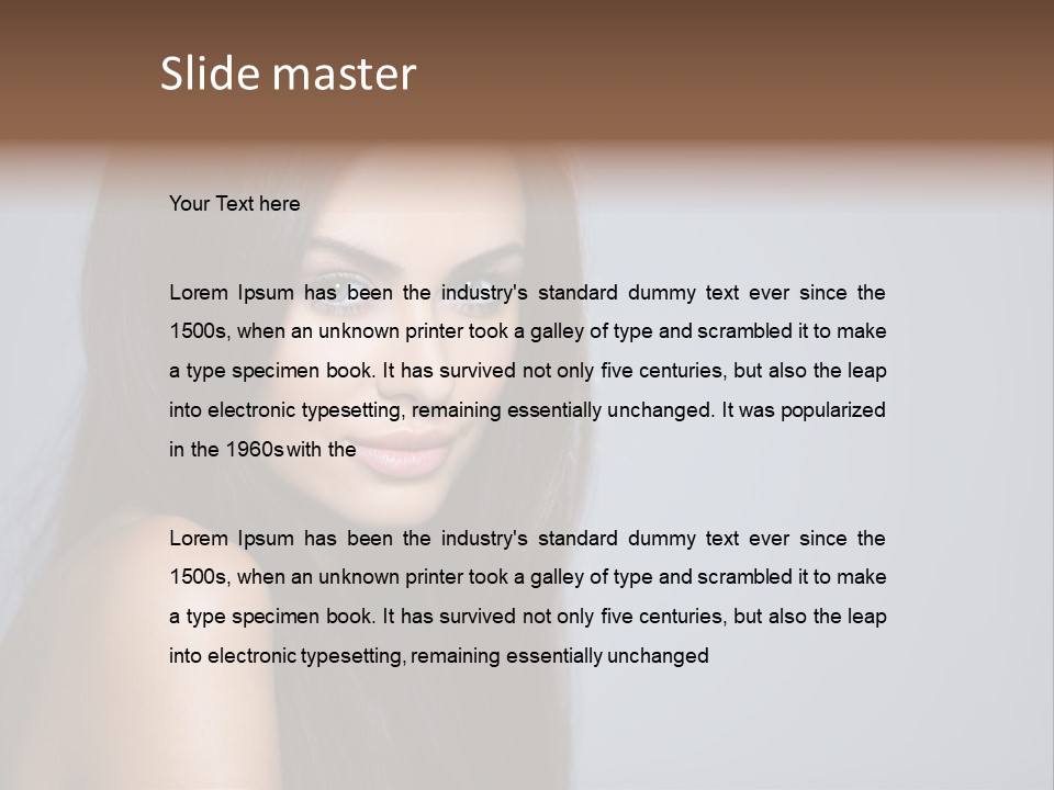 Pretty Girls PowerPoint Template