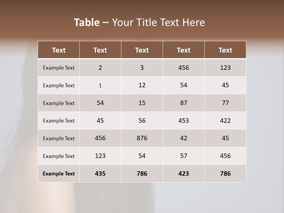 Pretty Girls PowerPoint Template