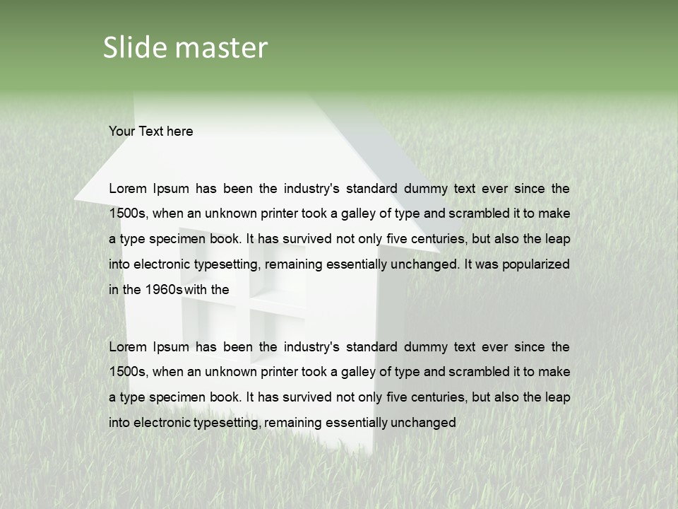 Real Symbol Eco PowerPoint Template