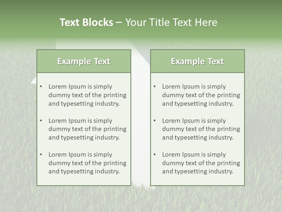 Real Symbol Eco PowerPoint Template