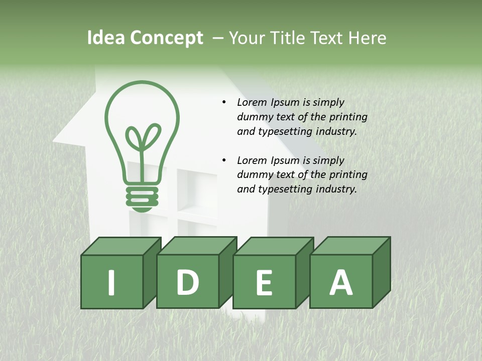 Real Symbol Eco PowerPoint Template