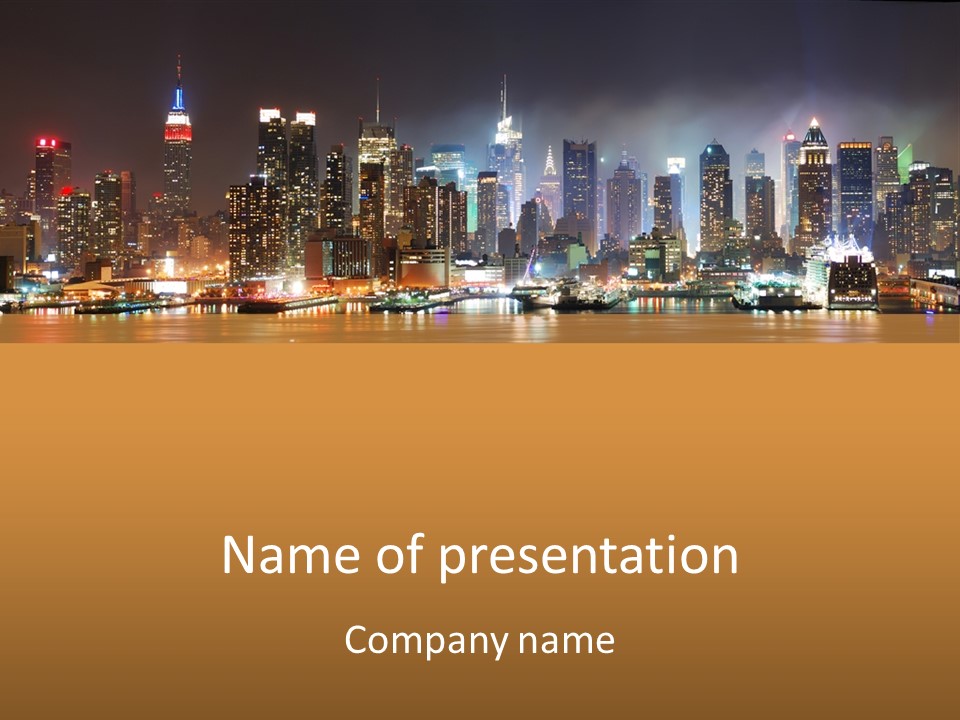 Los Angeles City PowerPoint Template