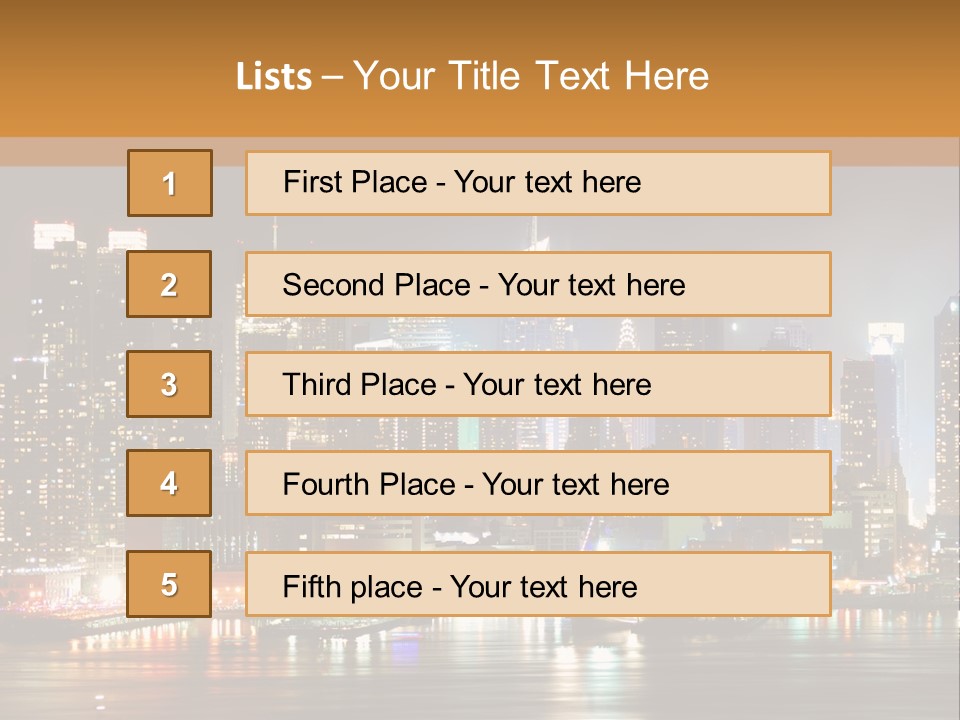 Los Angeles City PowerPoint Template