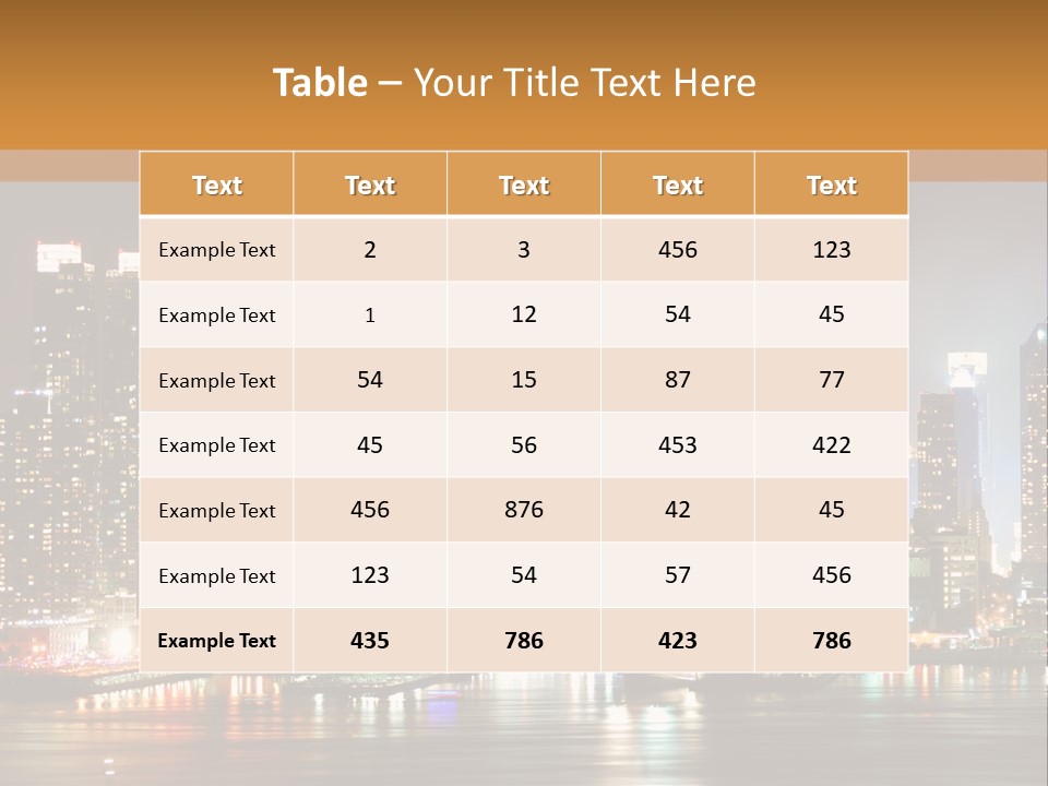 Los Angeles City PowerPoint Template