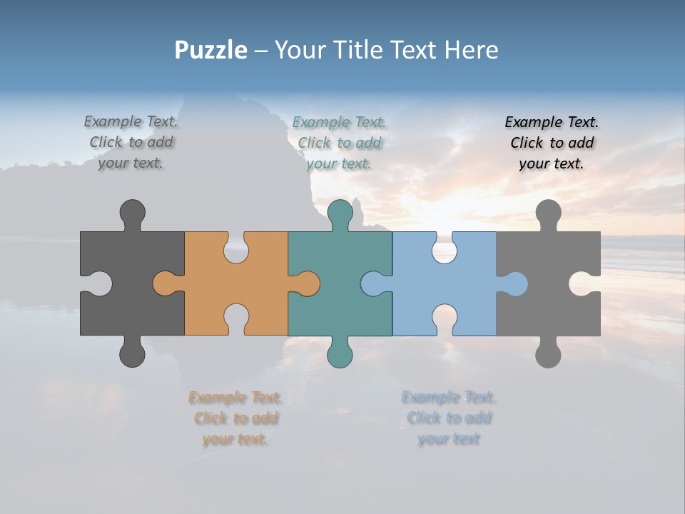 Piha Beach PowerPoint Template