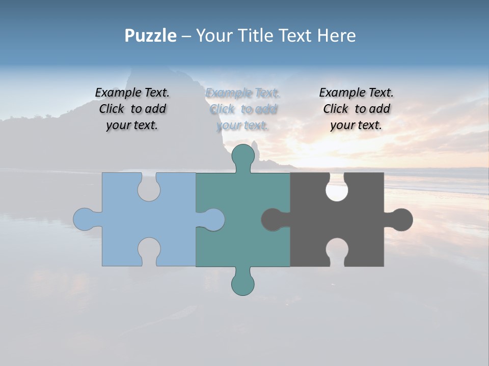 Piha Beach PowerPoint Template