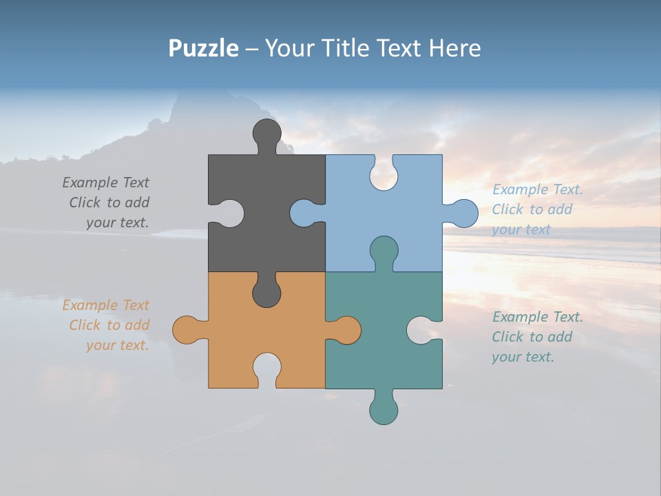 Piha Beach PowerPoint Template