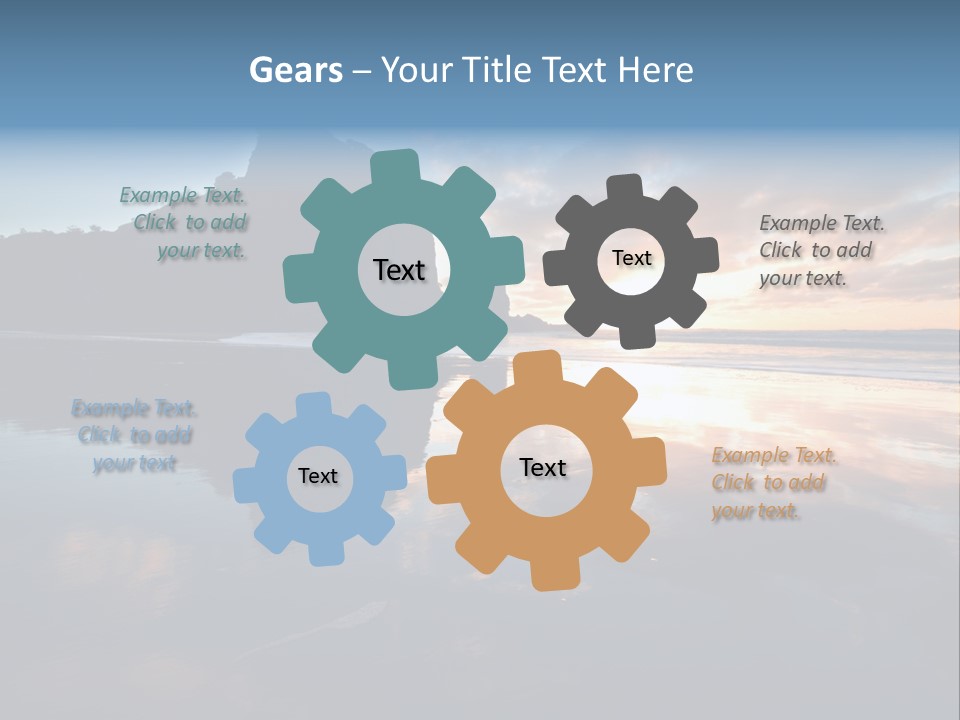 Piha Beach PowerPoint Template