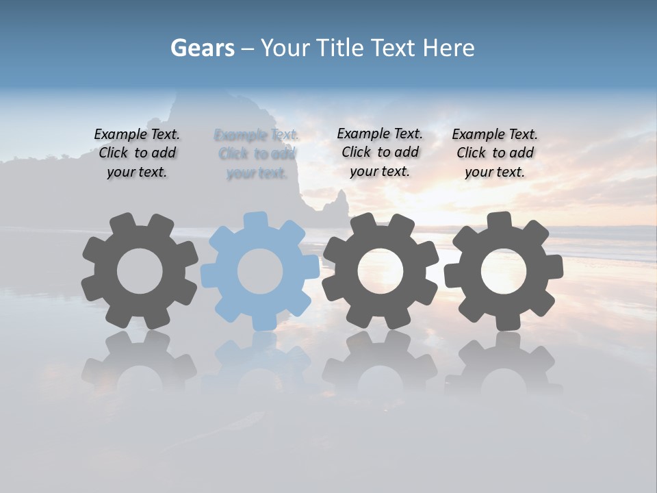 Piha Beach PowerPoint Template