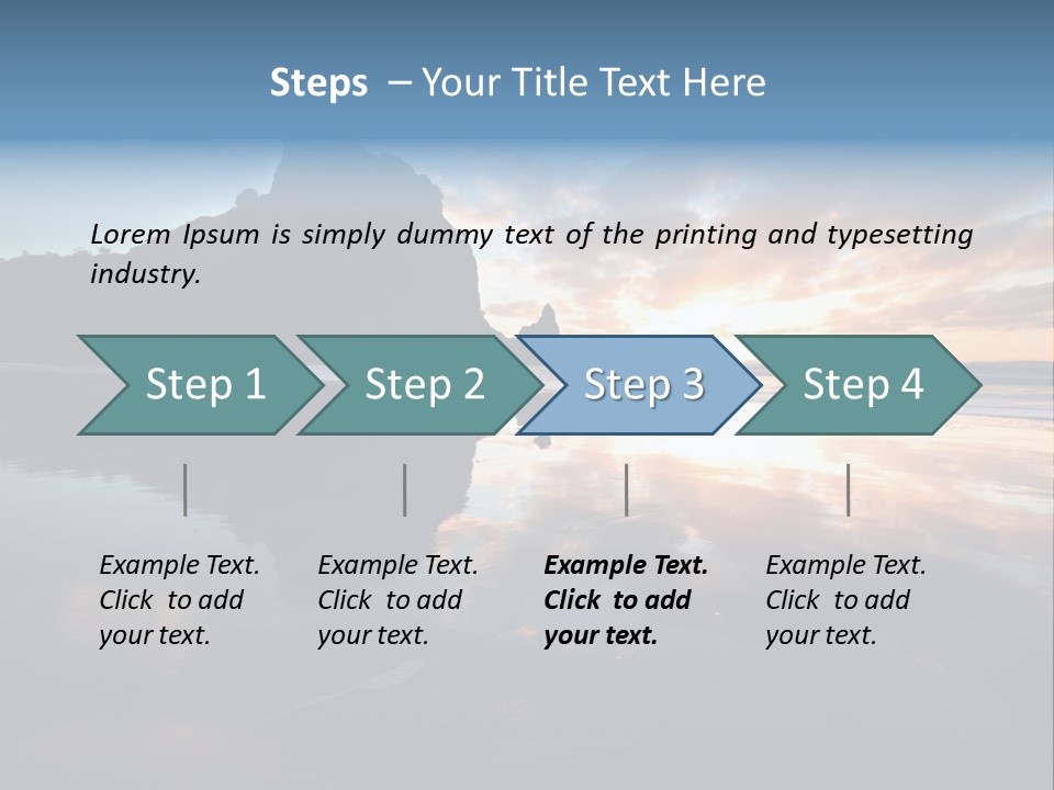 Piha Beach PowerPoint Template