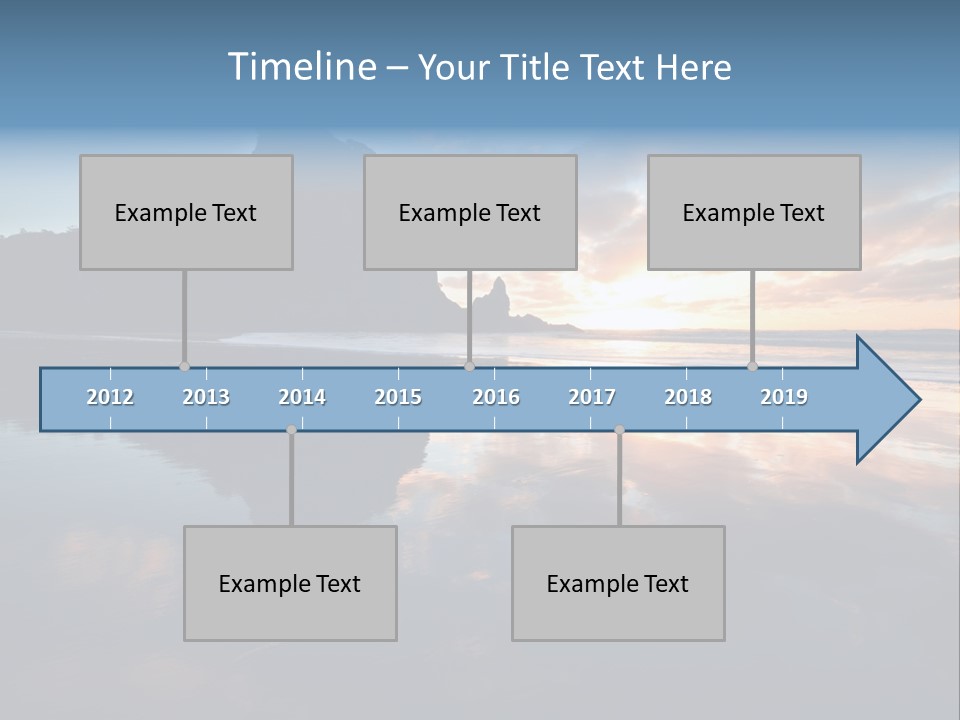 Piha Beach PowerPoint Template