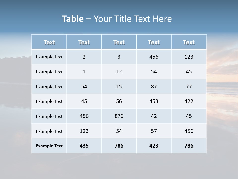 Piha Beach PowerPoint Template