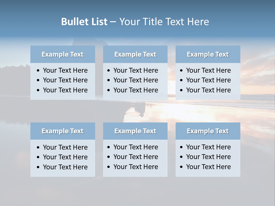 Piha Beach PowerPoint Template