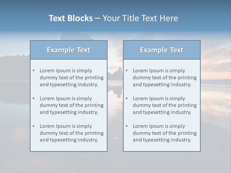 Piha Beach PowerPoint Template