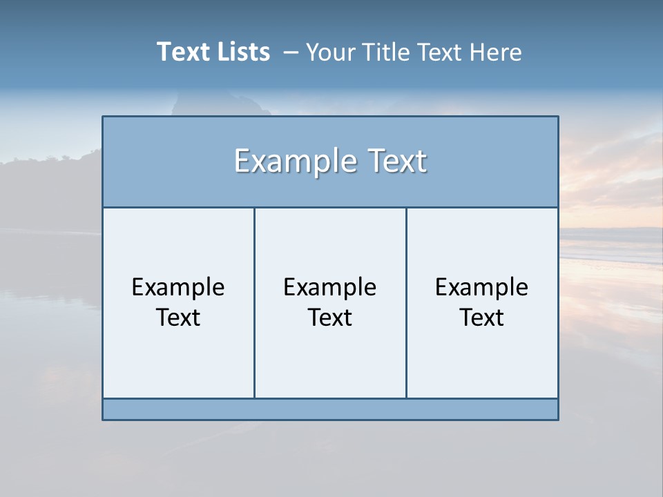 Piha Beach PowerPoint Template