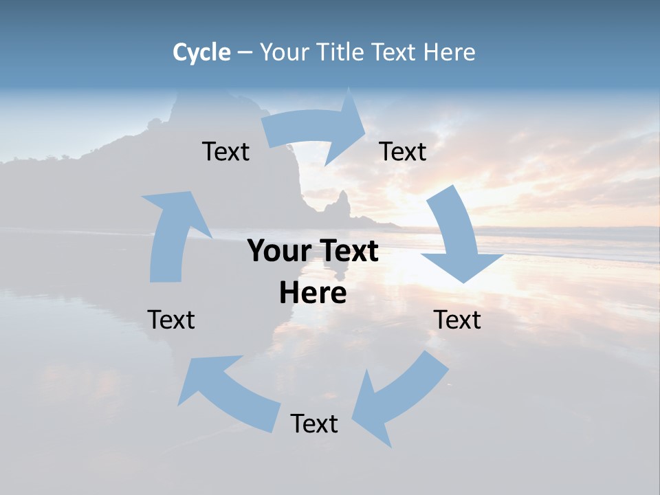 Piha Beach PowerPoint Template