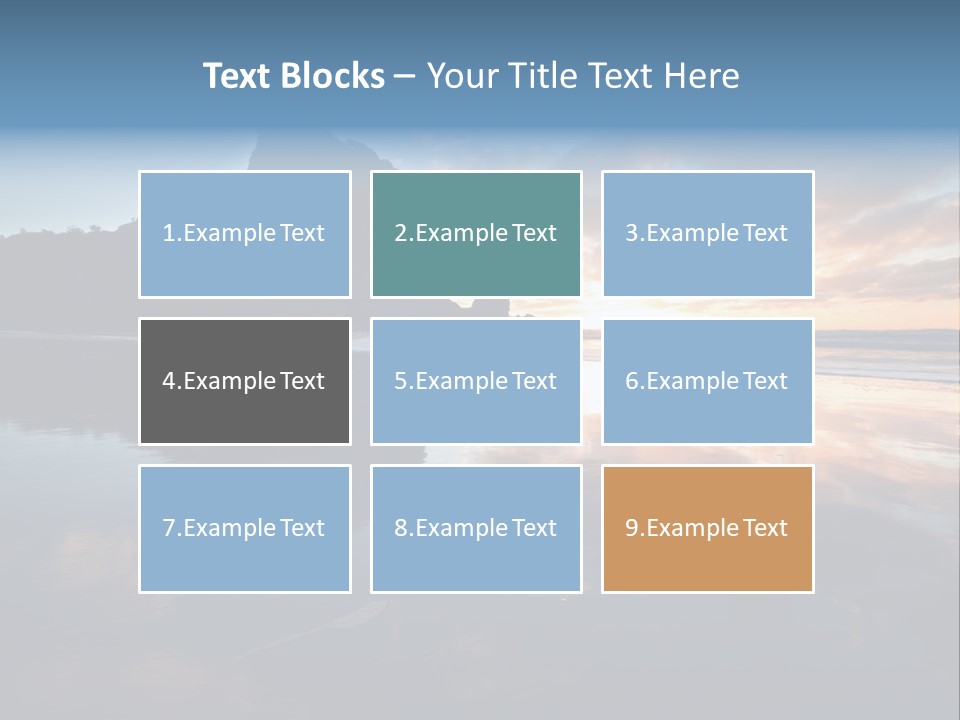 Piha Beach PowerPoint Template