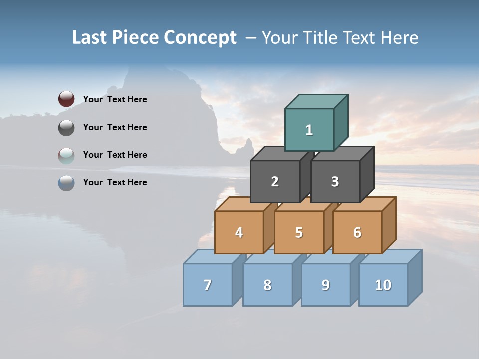 Piha Beach PowerPoint Template