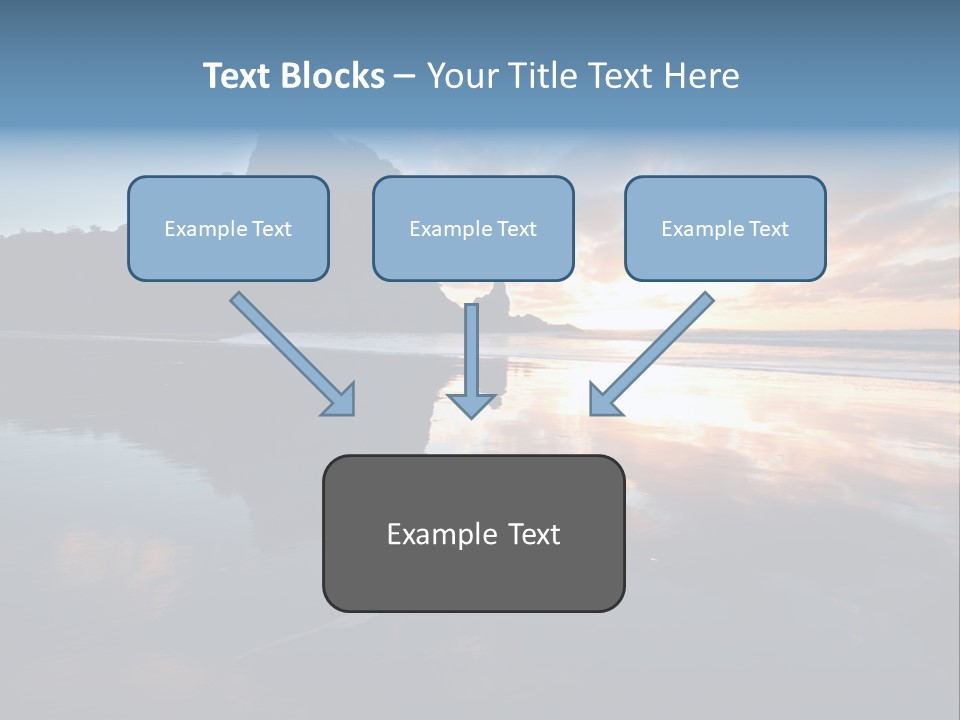 Piha Beach PowerPoint Template